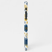 Elegant Etnisch Mediterraan Floral Art Patroon iPhone Hoesje (Linkerkant)