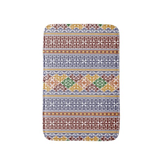 elegant etnisch patroon badmat (Voorkant Verticaal)