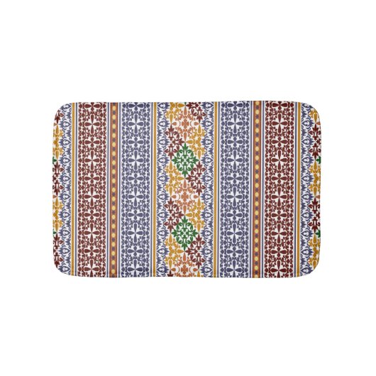 elegant etnisch patroon badmat (Voorkant)