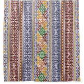 elegant etnisch patroon douchegordijn (Voorkant)