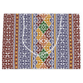 elegant etnisch patroon groot cadeauzakje (Voorkant)