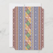 elegant etnisch patroon kaart (Voorkant)