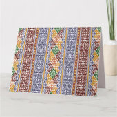 elegant etnisch patroon kaart (Voorkant)