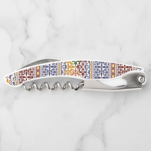 elegant etnisch patroon kurkentrekker (Achterkant)