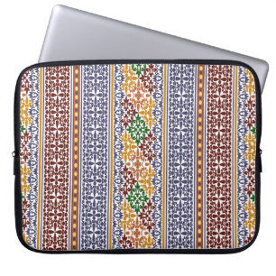 elegant etnisch patroon laptop sleeve