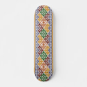 elegant etnisch patroon persoonlijk skateboard (Voorkant)