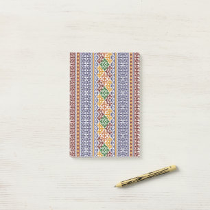 elegant etnisch patroon post-it® notes