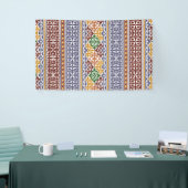 elegant etnisch patroon spandoek (Beurs)