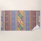 elegant etnisch patroon strandlaken (Voorkant)