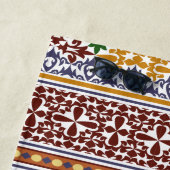 elegant etnisch patroon strandlaken (In situ)