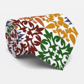 elegant etnisch patroon stropdas (Opgerold)