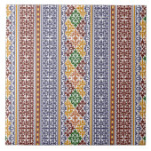 elegant etnisch patroon tegeltje (Voorkant)