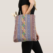 elegant etnisch patroon tote bag (Dichtbij)
