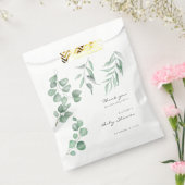 Elegant Eucalyptus Baby shower Greenery Foliage Bedankzakje (Gezegeld)