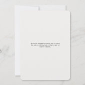 Elegant Eucalyptus Baby shower Kaart (Achterkant)