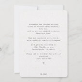 Elegant Eucalyptus Baby shower per post Kaart (Achterkant)