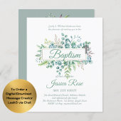 Elegant Eucalyptus Baptism Christening Greenery