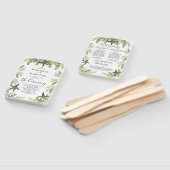 Elegant Eucalyptus Beach Starfish Wedding Programm Handwaaier (Niet-gemonteerd)