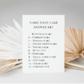 Elegant Eucalyptus Bloemen Vrijgezellenfeest Game  Kaart