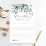 Elegant Eucalyptus Blue Rozen Advice & Wishes Card<br><div class="desc">Waterverf Eucalyptus Greenery Advice Card. Voor verdere aanpassing,  te klikken gelieve de "pas verder"verbinding aan. Als je hulp nodig hebt,  neem dan contact met me op.</div>