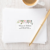 Elegant Eucalyptus Blush Rozen Floral Etiket (Insitu)