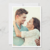 Elegant Eucalyptus Blush Rozen Greenery Wedding Kaart (Achterkant)