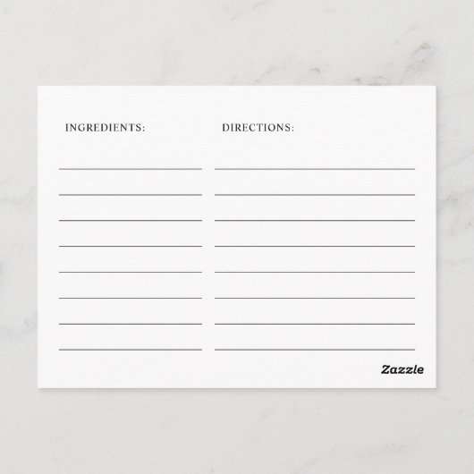 Elegant Eucalyptus Boho Vrijgezellenfeest Recept K Briefkaart (Achterkant)