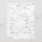 Elegant Eucalyptus Botanical Marble Wedding Save The Date (Achterkant)