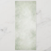Elegant Eucalyptus Botanical Wedding Program Programmakaart (Achterkant)