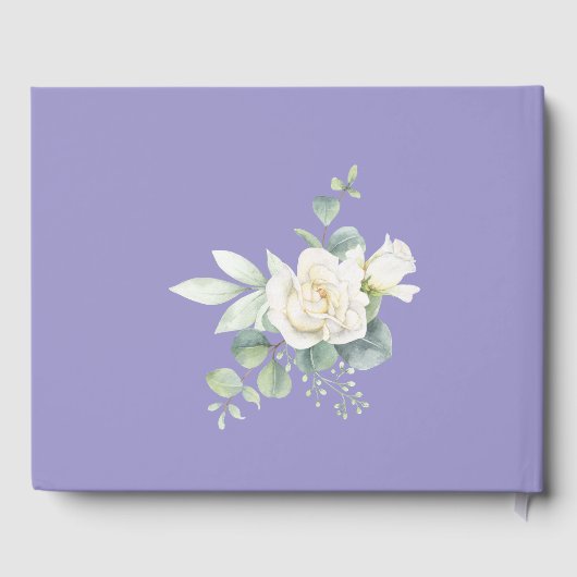 Elegant eucalyptus botanisch gastenboek (Achterkant)