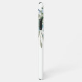 Elegant Eucalyptus Botanische Florenz Monogram iPhone Hoesje (Rechterkant)