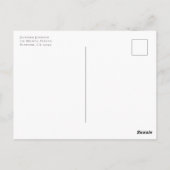 Elegant Eucalyptus Bridal Brunch Invitation Postca Briefkaart (Achterkant)