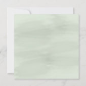 Elegant Eucalyptus Christening of Baptisme Kaart (Achterkant)