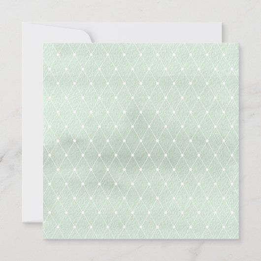 Elegant Eucalyptus Christening Uitnodiging (Achterkant)