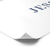 Elegant Eucalyptus COUPLE SHOWER Welcome Sign Poster (Hoek)