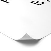 Elegant Eucalyptus Cross Baptisme Welkom Poster (Hoek)