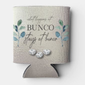 Elegant Eucalyptus Dice Bunco Blikjeskoeler (Voorkant)