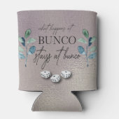 Elegant Eucalyptus Dice Bunco Blikjeskoeler (Achterkant)