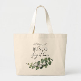 Elegant Eucalyptus Dice Bunco Grote Tote Bag