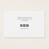 Elegant Eucalyptus die Kaarten voor juwelen laat z Visitekaartje (Achterkant)