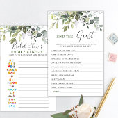 Elegant Eucalyptus dubbelzijdig Vrijgezellenfeest