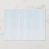 Elegant Eucalyptus Dusty Blue Wedding Invitation Briefkaart (Achterkant)