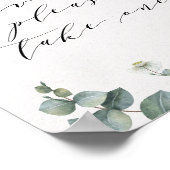 Elegant Eucalyptus Favor Sign Poster (Hoek)