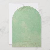 Elegant Eucalyptus First Communion Kaart (Achterkant)