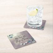 Elegant Eucalyptus Floral Dice Bunco Kartonnen Onderzetters (Insitu)