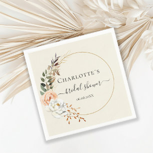 Elegant Eucalyptus Flower Servet