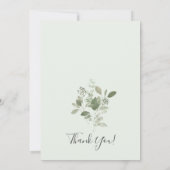 Elegant Eucalyptus Foliage Vrijgezellenfeest per p Kaart (Achterkant)