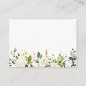 Elegant Eucalyptus Gift Bridal DISPLAY SHOWER Informatiekaartje (Achterkant)