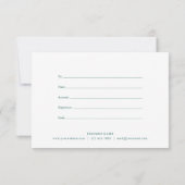 Elegant Eucalyptus Gift Certificate (Achterkant)