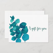 Elegant Eucalyptus Gift Certificate (Voorkant / Achterkant)